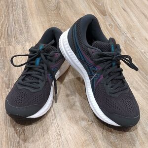 Asics Women's Black/Charcoal Gray Athletic Shoes Size 8.5  ❇️♦️Like NEW!!!♦️❇️